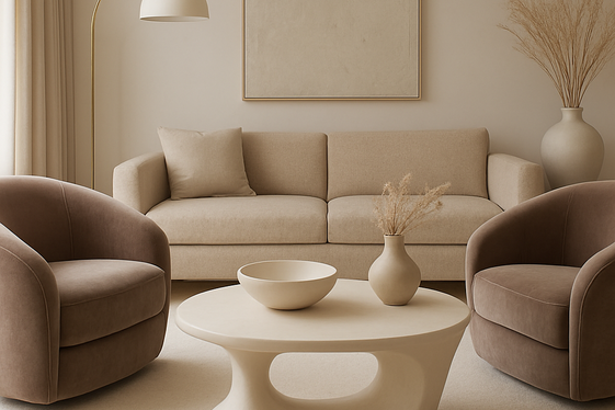 Curvy and Sculptural Furniture Designs illustration