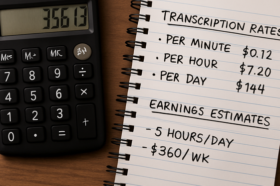 Setting Your Rates as a Transcriptionist illustration