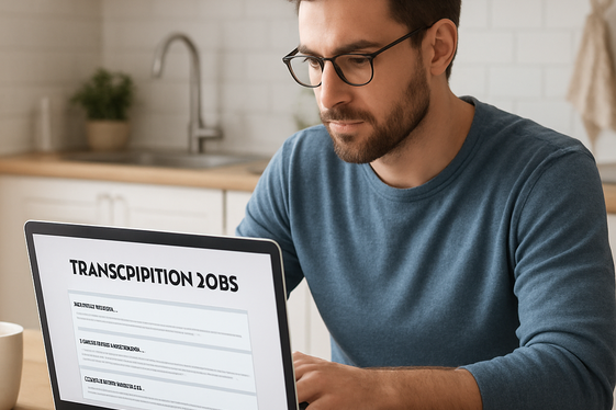 Where to Find Transcription Jobs Online illustration