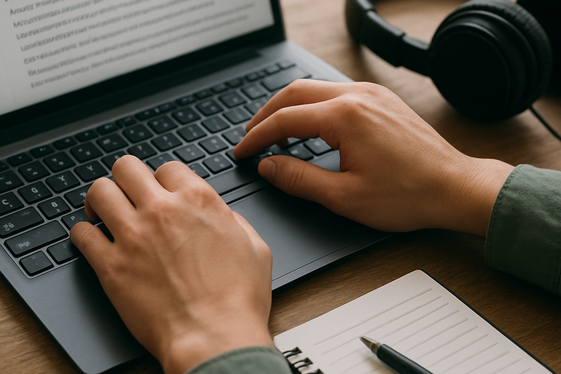 Make Money by Transcribing Audio From Home illustration
