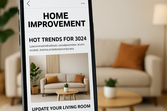 Subscribe to Home Improvement Newsletters illustration