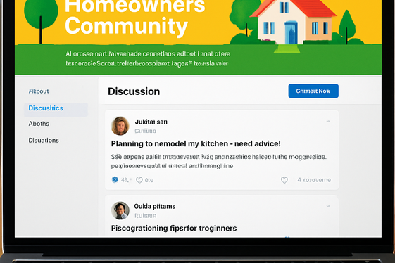 Join and Participate in Homeowner and Local Groups illustration