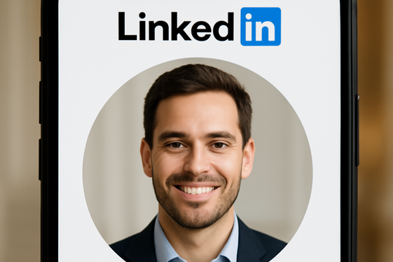Use a High-Quality, Friendly Profile Photo illustration