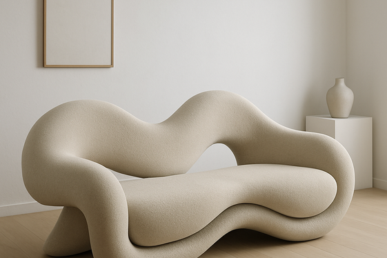 Sculptural Sofas as Art Pieces illustration