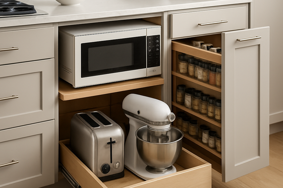 Hidden Storage Solutions for Clutter-Free Spaces illustration