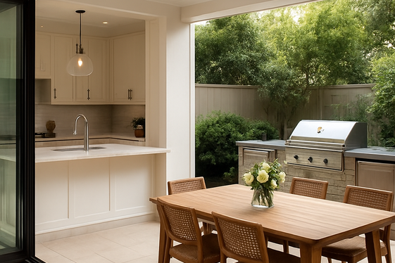 Seamless Indoor-Outdoor Kitchen Transitions illustration