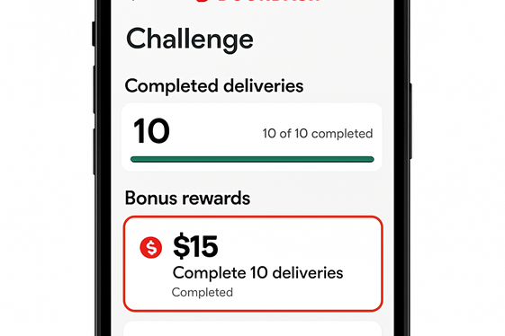 Join DoorDash Challenges and Promotions illustration