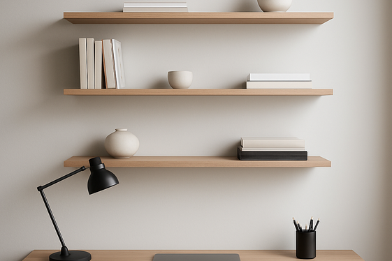 Utilize Floating Shelves illustration