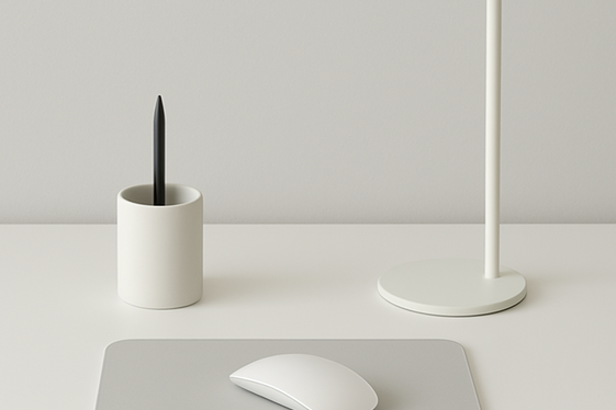 Select Minimalist Desk Accessories illustration