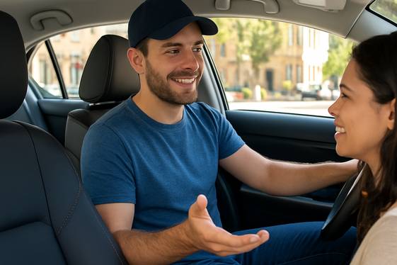 Drive for Rideshare or Delivery Services in Your Spare Time illustration