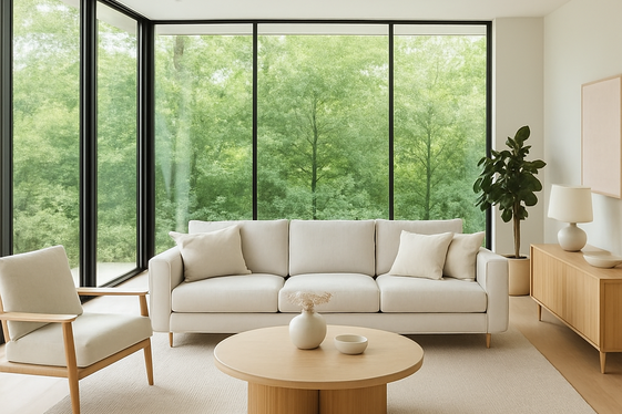 Maximize Natural Light with Floor-to-Ceiling Windows illustration