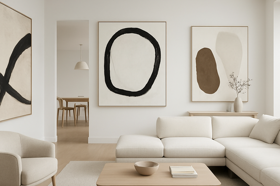 Hang Art to Draw the Eye Around the Room illustration