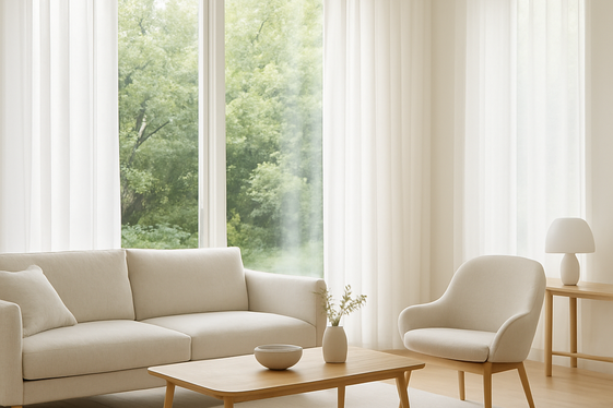 Keep Window Treatments Simple and Sheer illustration