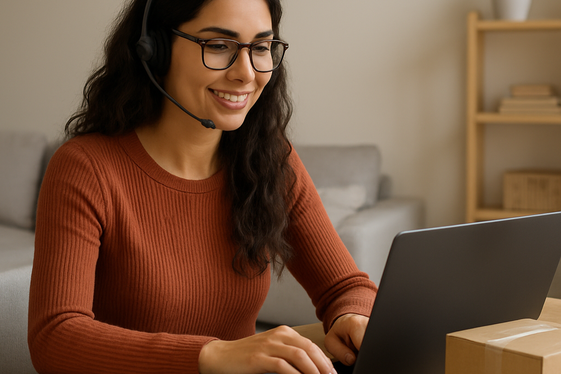 E-commerce Support Roles Hiring Worldwide illustration