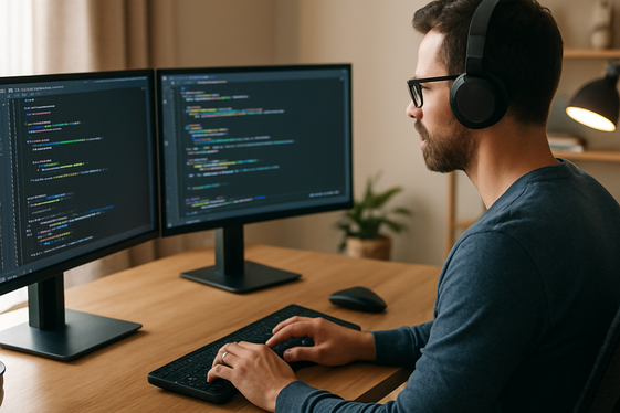 Software Developer Jobs You Can Do from Home illustration