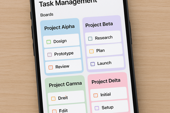 Staying Organized with Online Task Management illustration