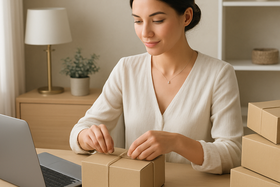 Building a Successful Home-Based E-commerce Store illustration