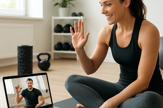 Becoming an Online Fitness Coach for Busy Adults illustration