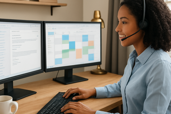 Offering Virtual Assistant Services for Small Businesses illustration