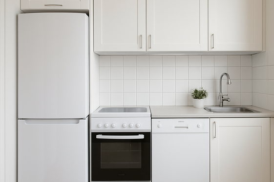 Opt for Compact White Appliances with Sleek Designs illustration