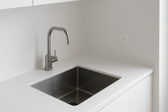 Select Slim, Deep Sinks to Maximize Counter Space illustration