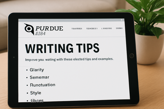 The Purdue OWL: Trusted Writing and Citation Guidance illustration