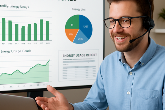 Virtual Sustainability Consultant illustration