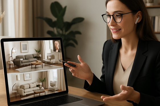 Virtual Furniture Stylist and Interior Consultant illustration