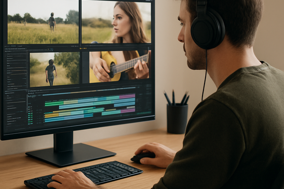 Video Editing: Craft Stories with Clips illustration