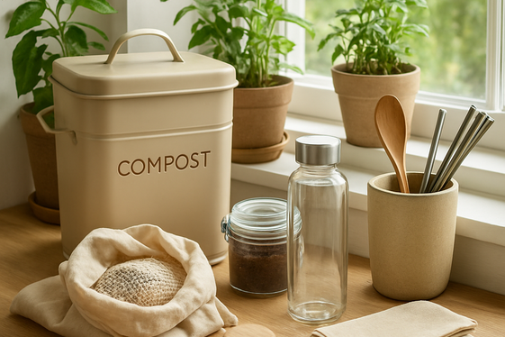 Sustainable Living in Your Home illustration