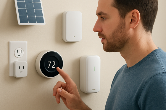 Energy Efficiency at Home for Savings illustration