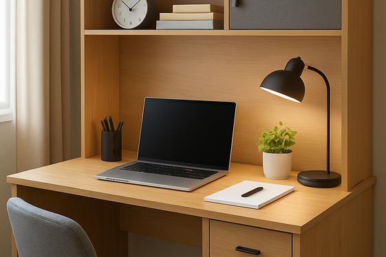 Set Up a Functional Desk Area illustration