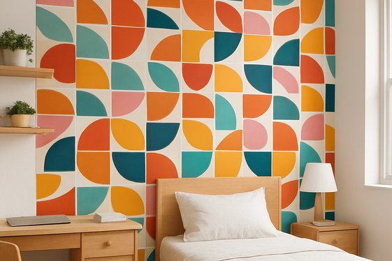 Use Peel-and-Stick Wallpaper for Personality illustration