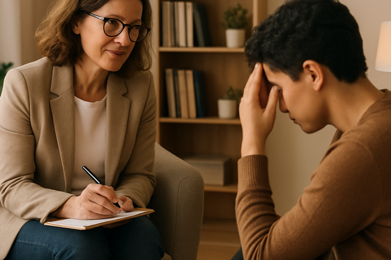 Seek Professional Help if Burnout Symptoms Persist illustration