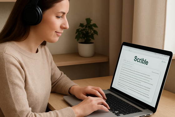 Scribie: Easy Transcription with Data Entry Options illustration