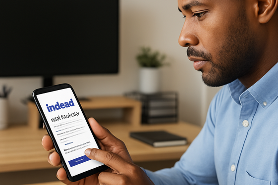 Indeed Job Search: Leading App for Job Seekers illustration