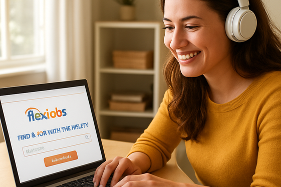 FlexJobs: Remote and Flexible Job Opportunities illustration