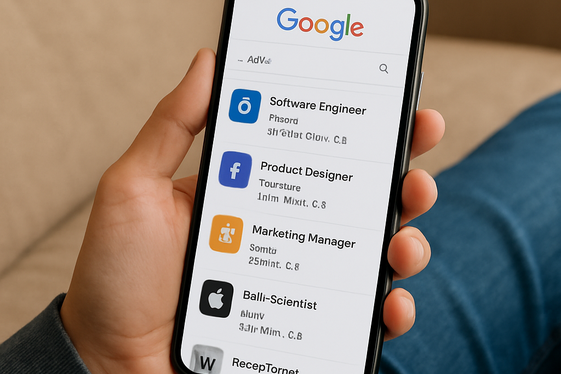 Google Jobs: Integrated Job Search Experience illustration