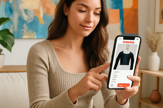 Depop: Trendy and Youth-Focused Apparel Sales illustration