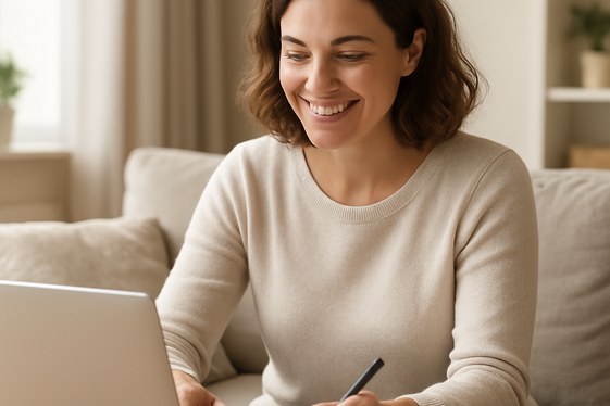Freelance Writing and Blogging illustration