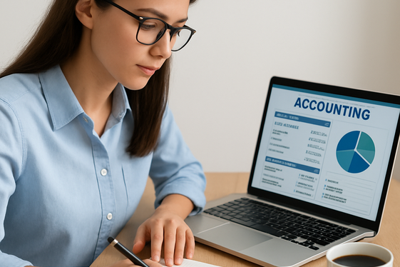 Remote Bookkeeping and Accounting illustration