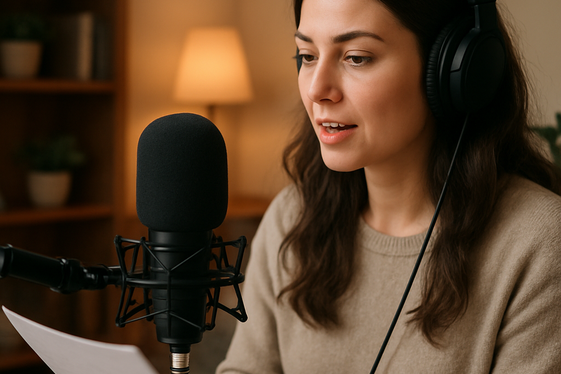 Voiceover Acting and Audio Production illustration
