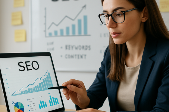 Digital Marketing Consultant illustration