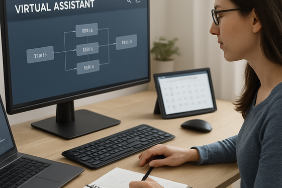 Virtual Assistant Services illustration