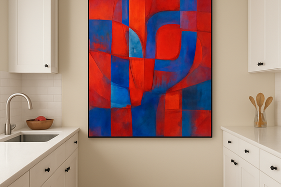 Applying Vibrant Wall Art to Create Focal Points illustration