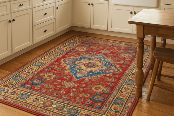 Integrating Colorful Rugs for Warmth and Texture illustration