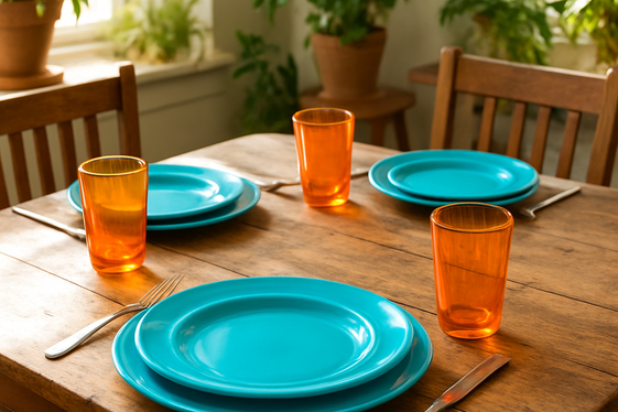 Using Colorful Dinnerware and Glassware for Everyday Joy illustration