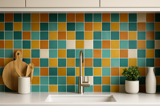 Using Colorful Backsplashes to Elevate Kitchen Style illustration