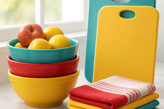 Adding Pops of Color with Kitchen Accessories illustration