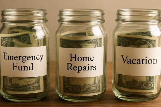 Create Separate Savings Accounts illustration